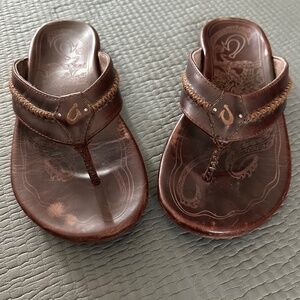 Olukai Leather Sandals